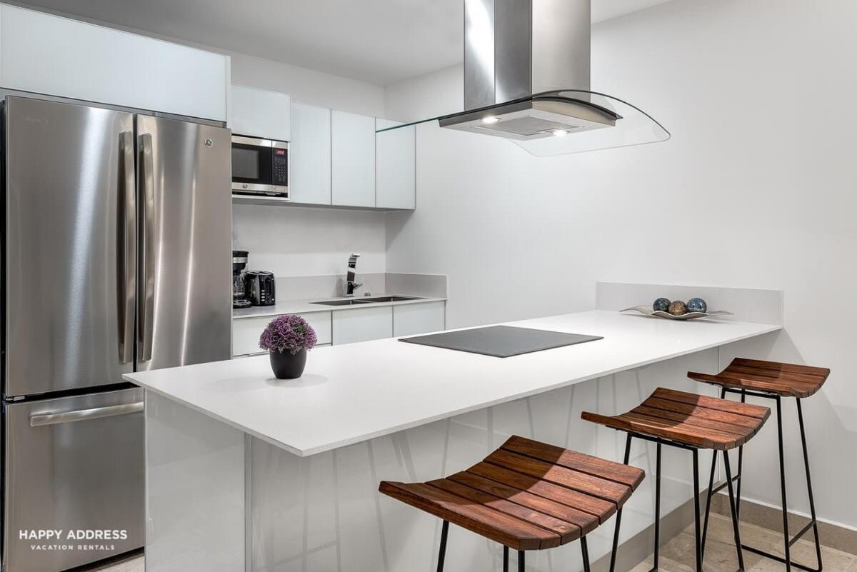 Trendy 1 Bedroom Apartment In Cruz Con Mar Brand New Building Playa del Carmen Luaran gambar