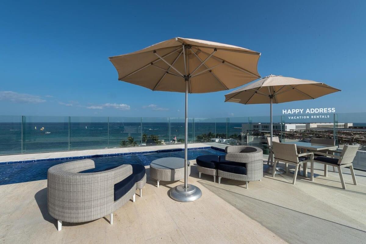 Trendy 1 Bedroom Apartment In Cruz Con Mar Brand New Building Playa del Carmen Luaran gambar